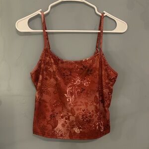 Floral Red Women's Top